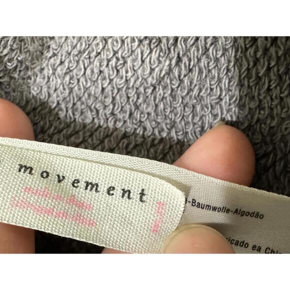 Free People Movement Make It Count Gray Splatter Printed Sweatshirt- Size Medium - Picture 8 of 9